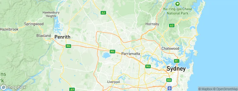 Toongabbie, Australia Map