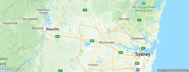 Toongabbie West, Australia Map