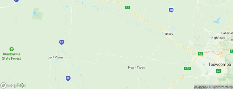 Toowoomba, Australia Map