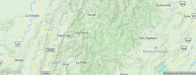 Topaipí, Colombia Map