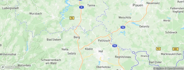 Töpen, Germany Map