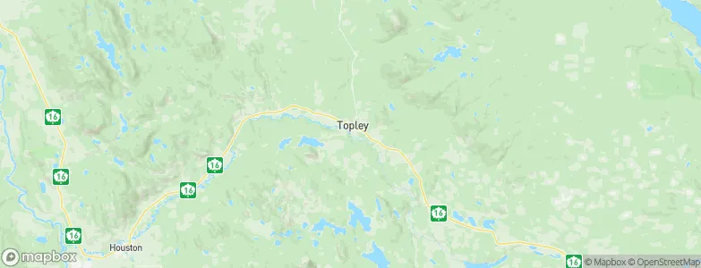 Topley, Canada Map