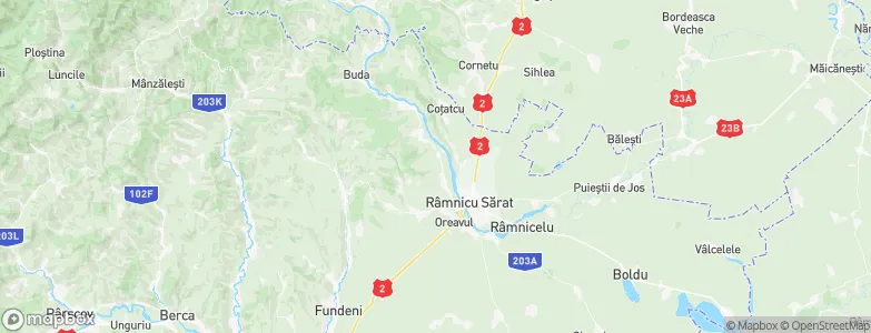 Topliceni, Romania Map