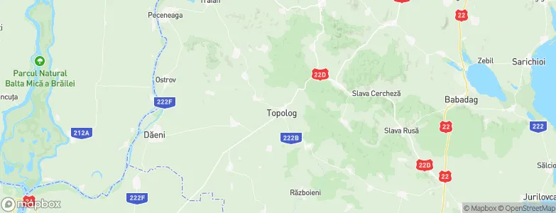 Topolog, Romania Map
