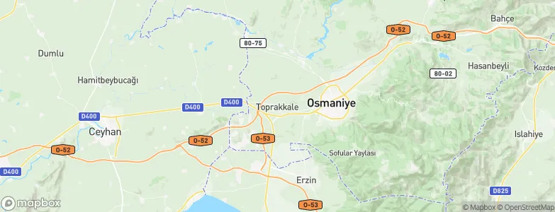 Toprakkale, Turkey Map