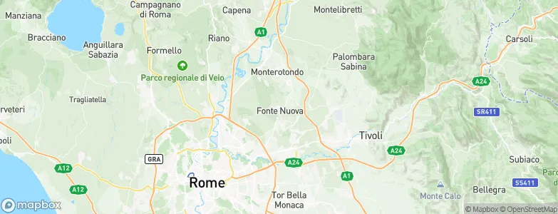 Tor Lupara, Italy Map