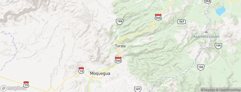 Torata, Peru Map