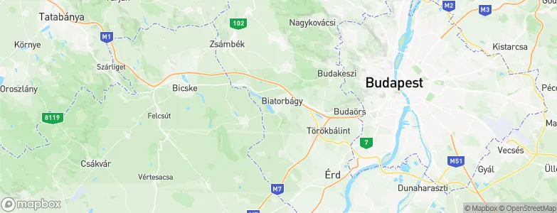 Torbágyi Tanyák, Hungary Map