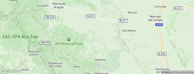 Tordellego, Spain Map