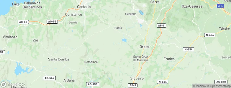 Tordoia, Spain Map