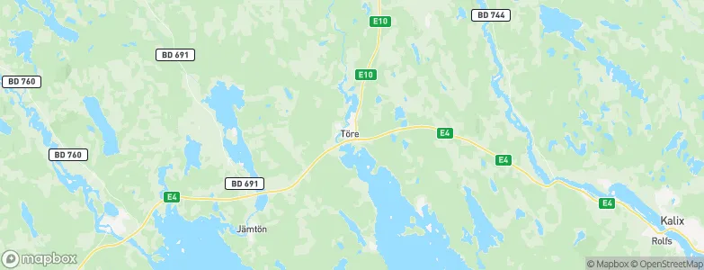 Töre, Sweden Map