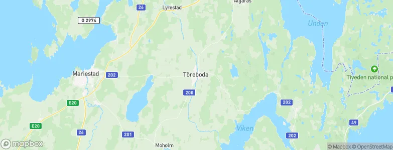Töreboda, Sweden Map