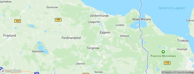 Torgelow-Holländerei, Germany Map