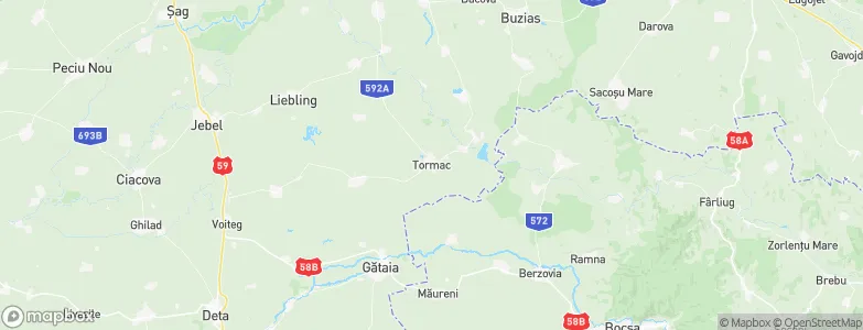 Tormac, Romania Map