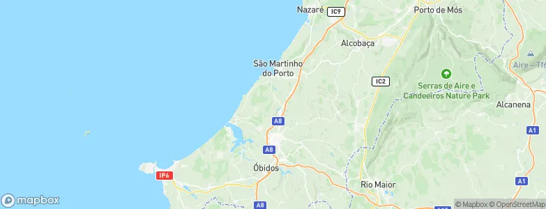 Tornada, Portugal Map