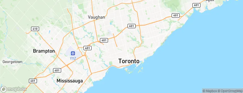 Toronto, Canada Map