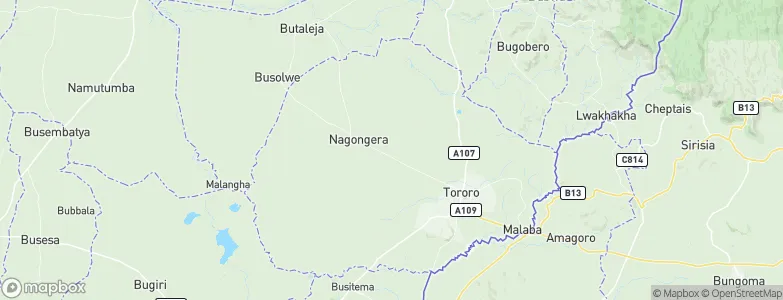 Tororo District, Uganda Map