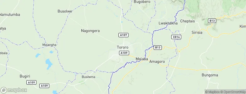 Tororo, Uganda Map