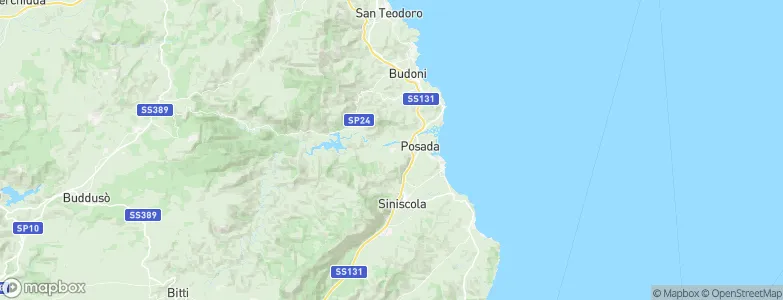 Torpè, Italy Map