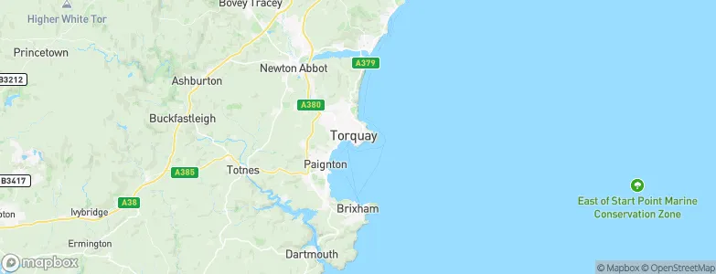 Torquay, United Kingdom Map