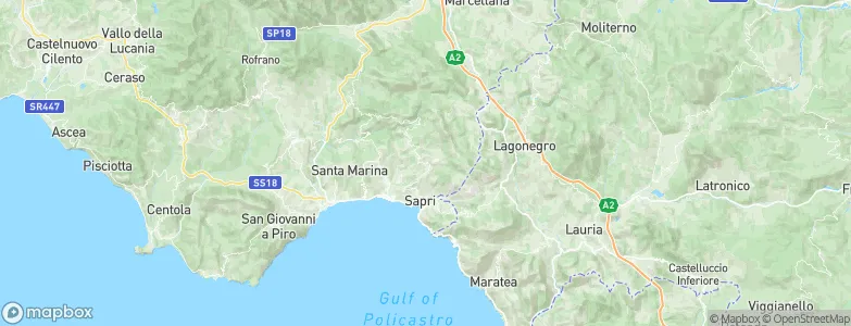 Torraca, Italy Map