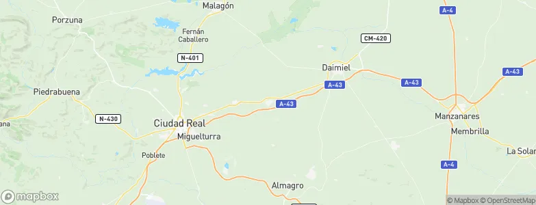 Torralba de Calatrava, Spain Map