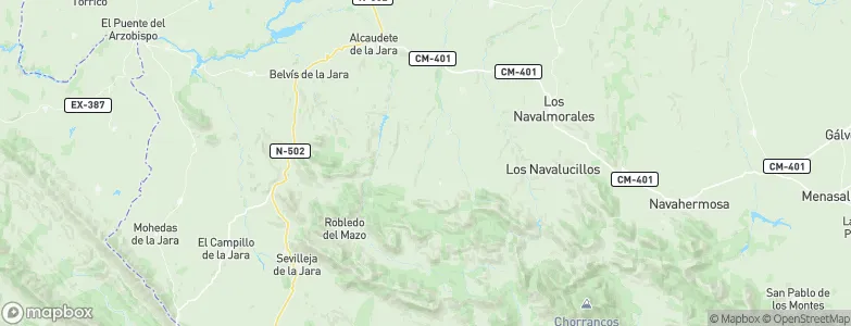 Torrecilla de la Jara, Spain Map