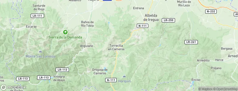 Torrecilla en Cameros, Spain Map