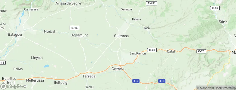 Torrefeta, Spain Map