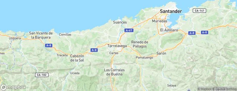 Torrelavega, Spain Map