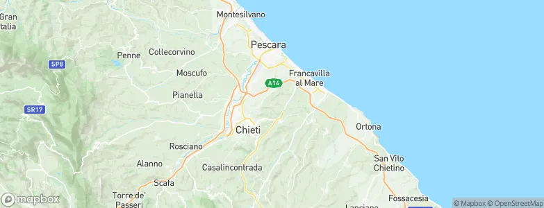 Torrevecchia Teatina, Italy Map