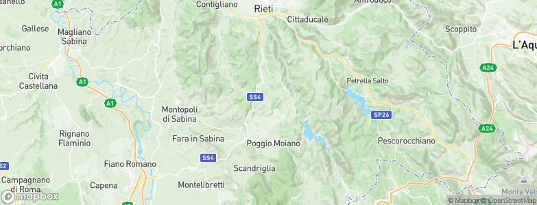 Torricella in Sabina, Italy Map