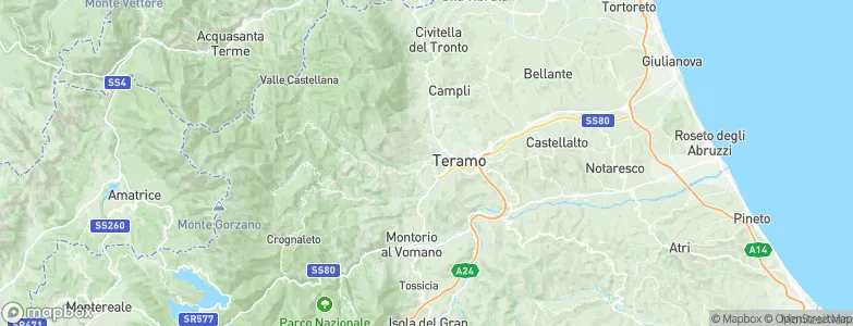 Torricella Sicura, Italy Map