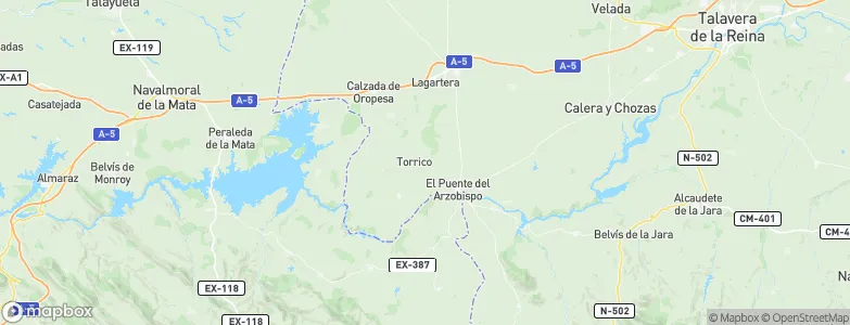 Torrico, Spain Map