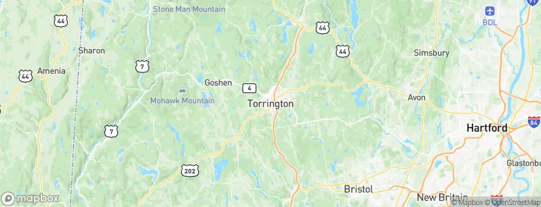 Torrington, United States Map