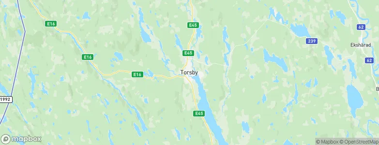 Torsby, Sweden Map