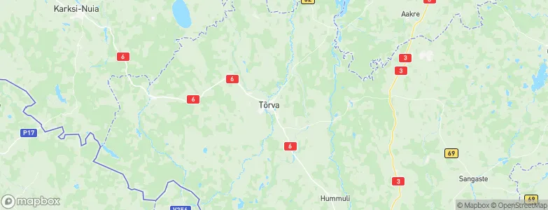 Tõrva, Estonia Map