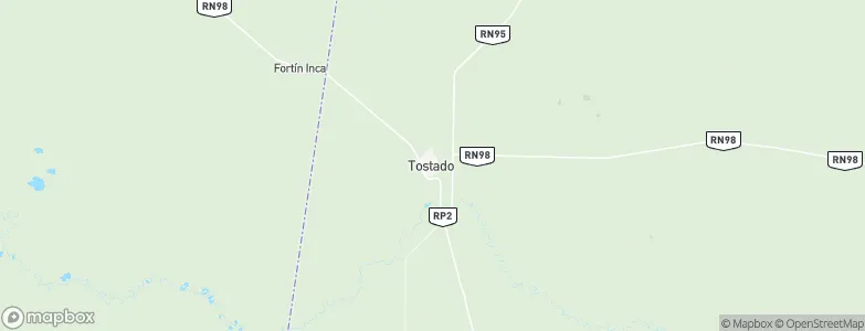 Tostado, Argentina Map