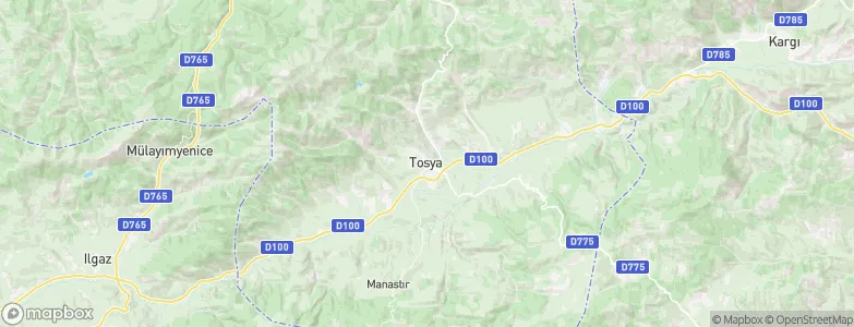 Tosya, Turkey Map