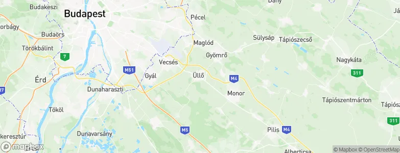 Tóthtanya, Hungary Map