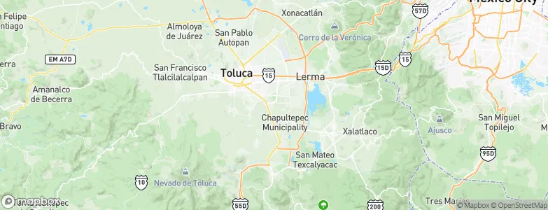 Totocuitlapilco, Mexico Map