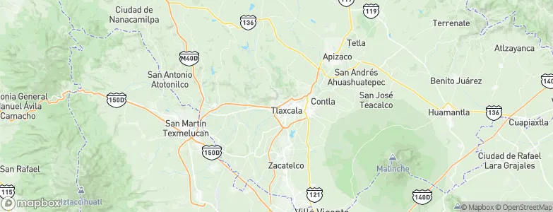 Totolac, Mexico Map