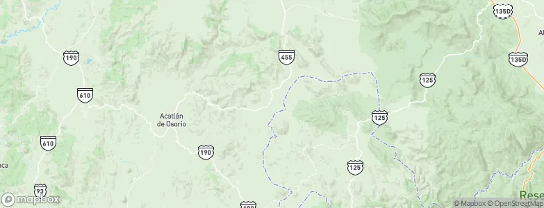 Totoltepec de Guerrero, Mexico Map