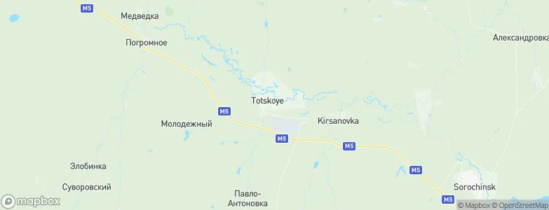 Totskoye, Russia Map