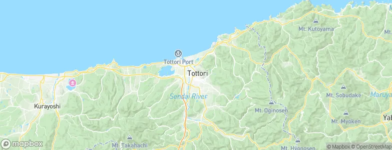 Tottori-shi, Japan Map