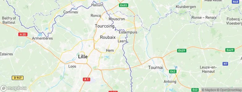 Toufflers, France Map