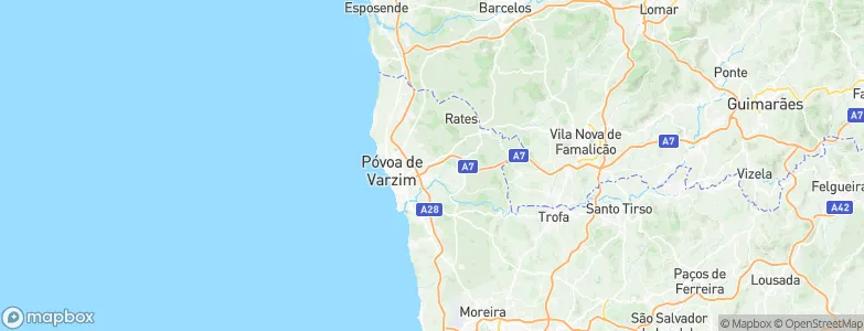 Touguinhó, Portugal Map