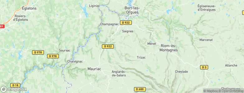 Toulat, France Map