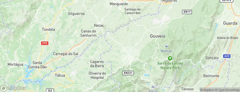 Tourais, Portugal Map