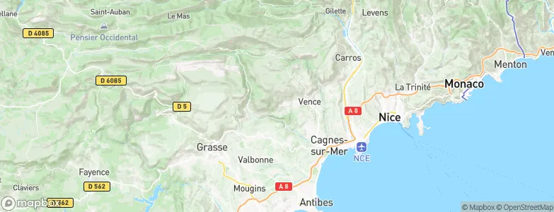 Tourrettes-sur-Loup, France Map